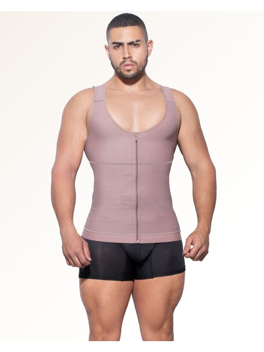 Faja para Hombre Chaleco con Cremallera