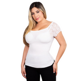 Blusa Moldeadora Control Abdomen Manga Corta - REF 5009