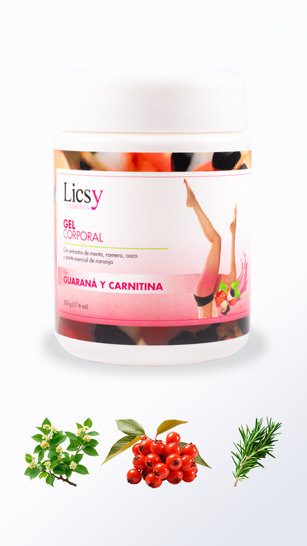 Gel Guaran + Carnitina con Extractos Botnicos Licsy Fit Gel Guaran + Carnitina con Extractos Botnicos Licsy Fit