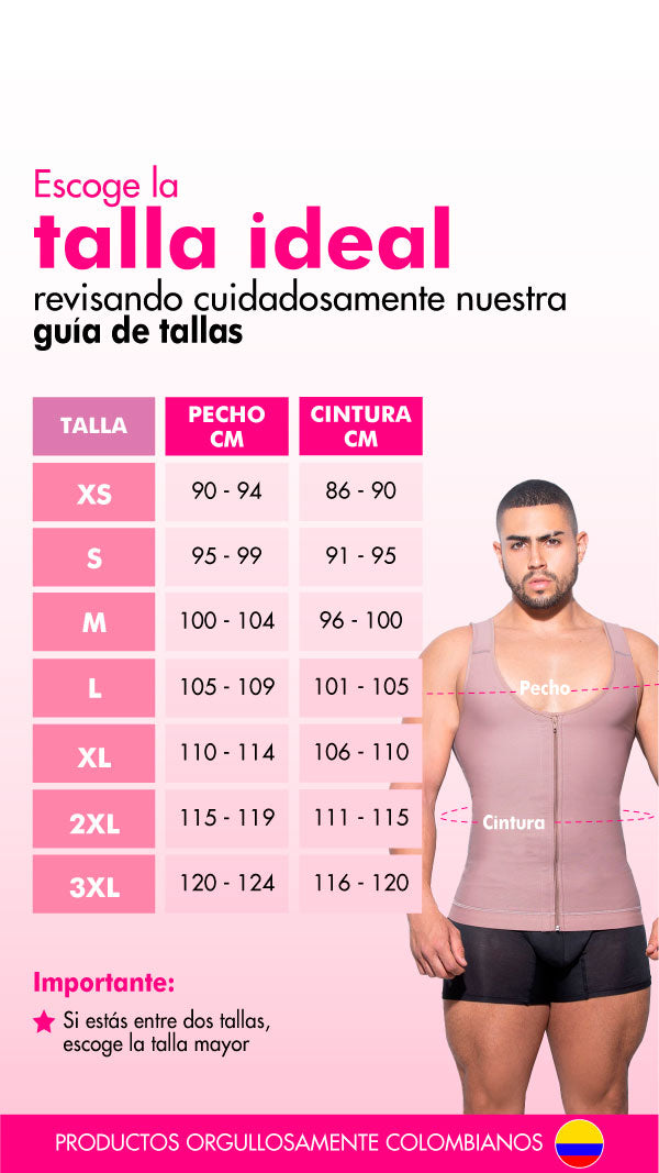 Faja Moldeadora Control Total para Hombre - REF 70186