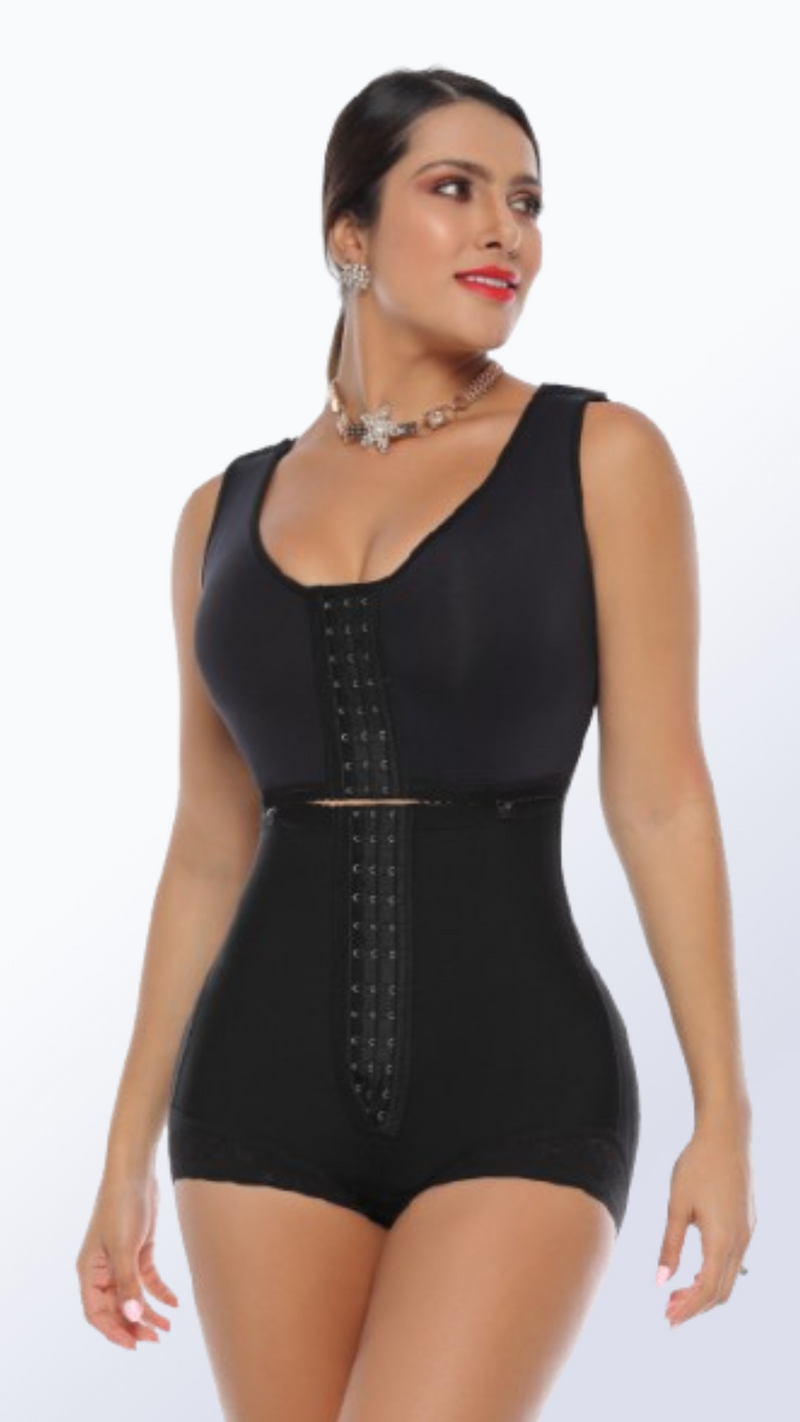 Faja Cachetera con Busto en Broches - REF NAL6019