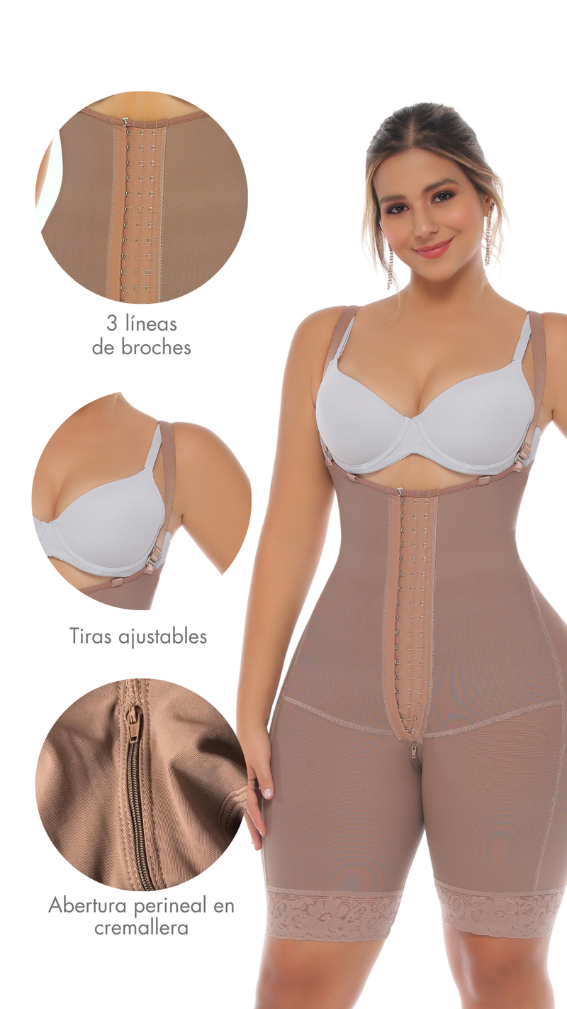 Faja Moldeadora Clásica con Broches Control Abdomen 70509