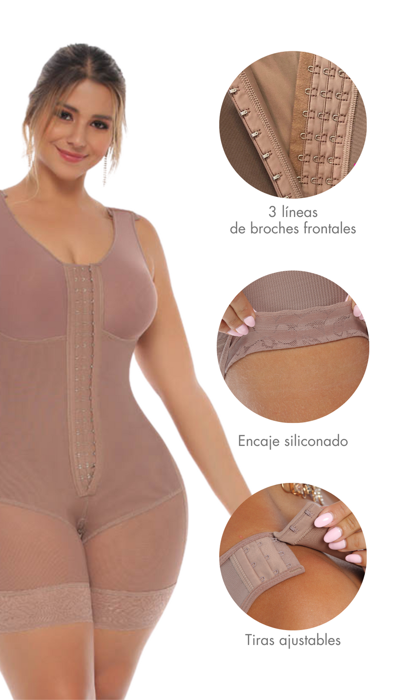 Faja Moldeadora con Busto en Broches Corta - REF 70507