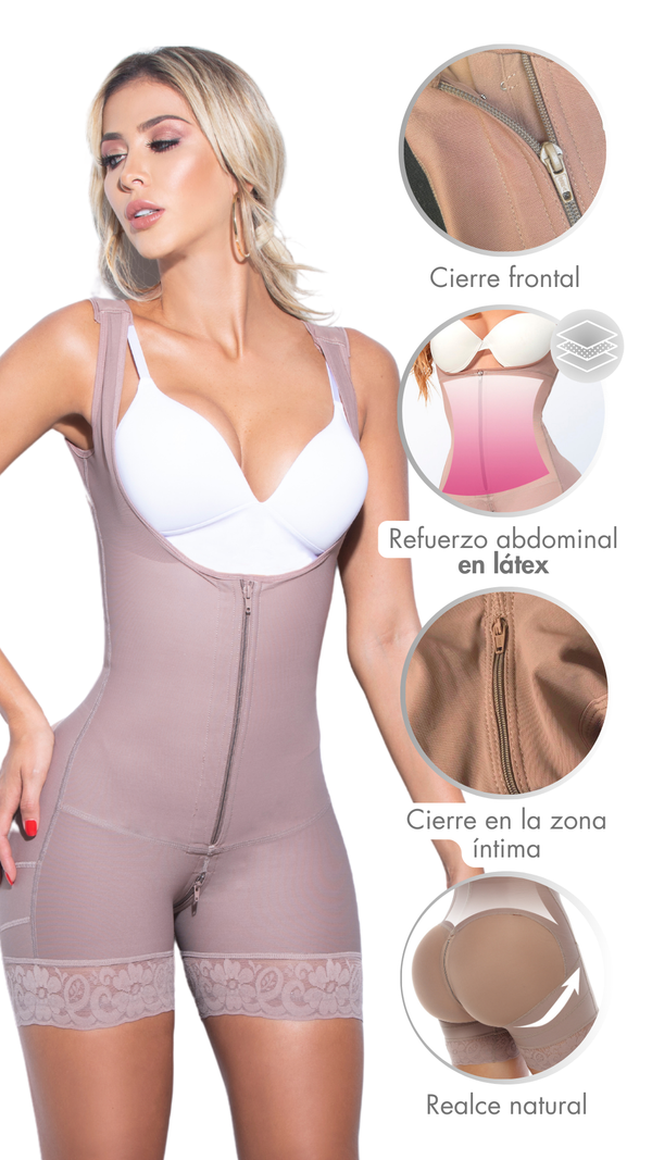 Faja Levantacola Ultra Moldeadora Con Látex Interno - REF 7063