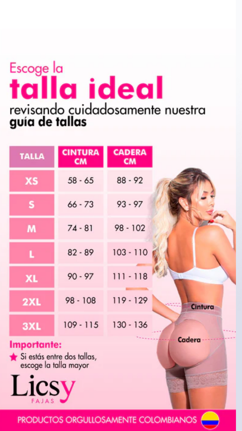 Panty Control Abdomen Levantacola Invisible - REF NAL70015PH-AL