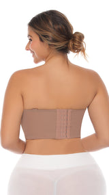 sosten strapless reductor para los gorditos de la espalda