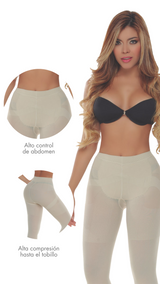 faja tipo short largo sin costuras colombiana