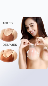 sujetador adhesivo invisible de realce natural para escotes