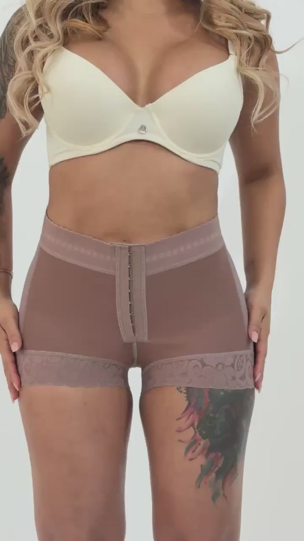 Panty Faja Levantacola Cachetero con Broches - REF NALEST26